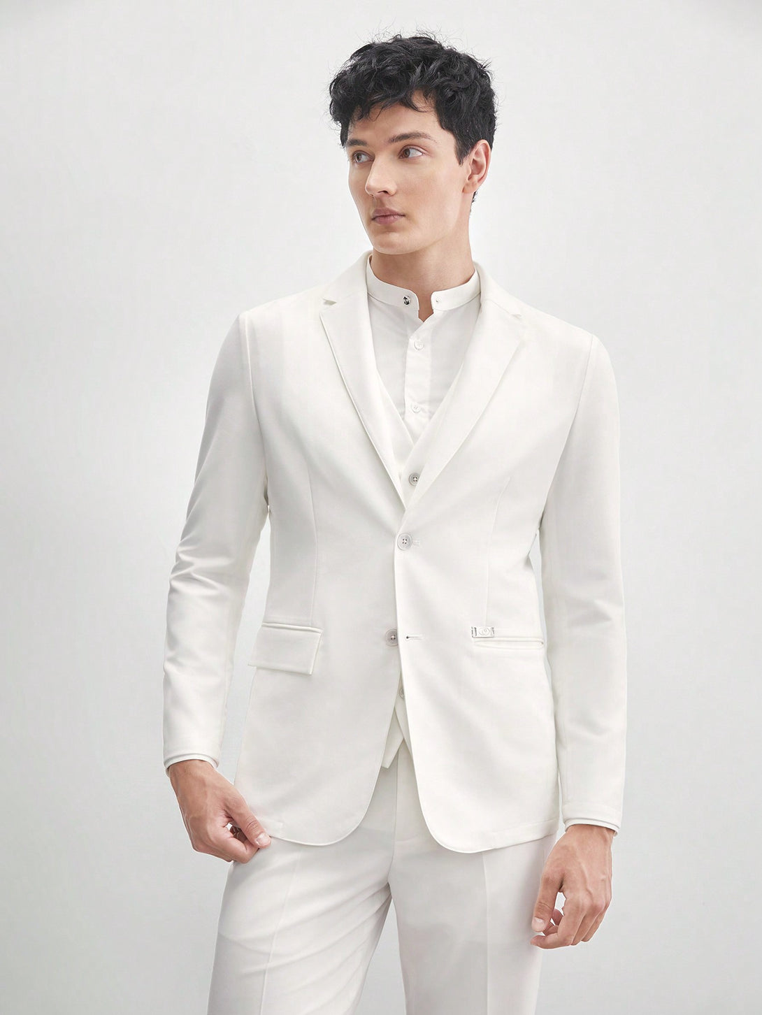 Hombres, Ropa de hombre, Trajes & Piezas separadas para Hombres, Traje de hombre, 35816946, Blanco