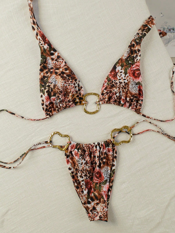 Ropa de Mujer, Ropa de Mujer, Ropa de Playa para Mujer, Sets de Bikini para Mujer, Colección de trajes de mujer, impresión