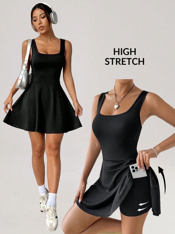 Ropa de Mujer, Vestidos de mujer, Vestidos cortos de mujer, 36210242, Negro
