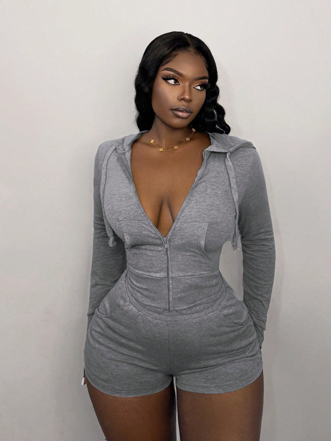 Ropa de Mujer, Conjunto para Mujer, Ropa Dos piezas para Mujer, Colección de trajes de mujer, 35937143, Gris