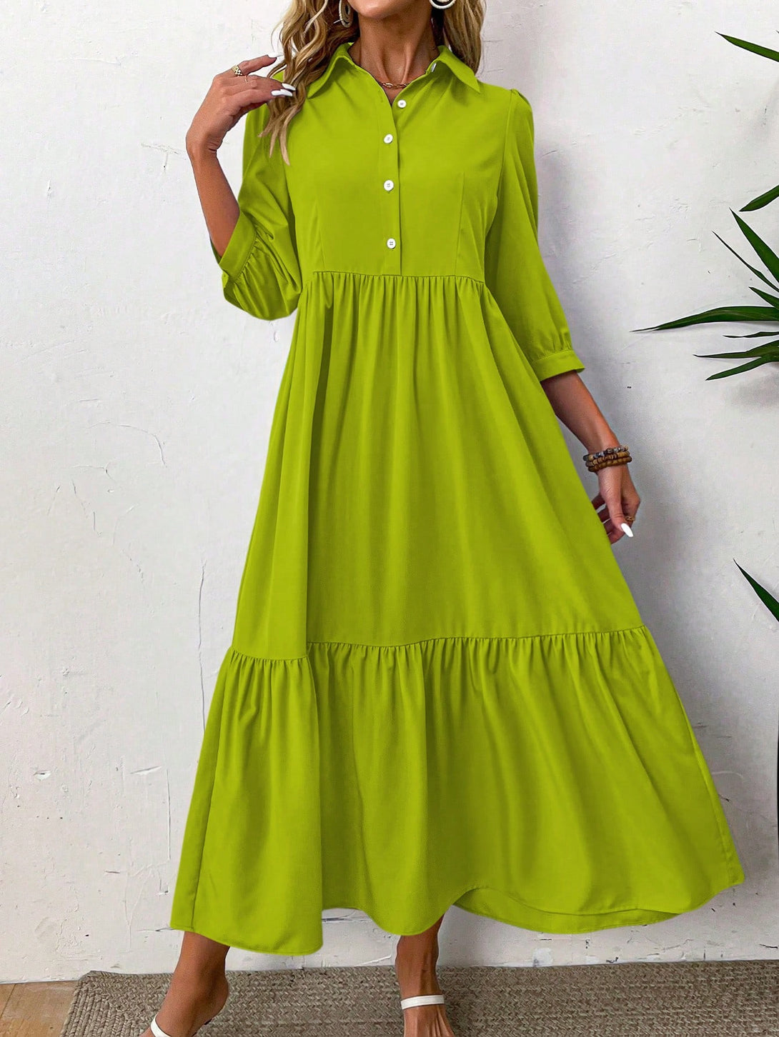 Ropa de Mujer, Ropa de Mujer, Vestidos de mujer, Vestidos largos de mujer, Colección de trajes de mujer, Verde