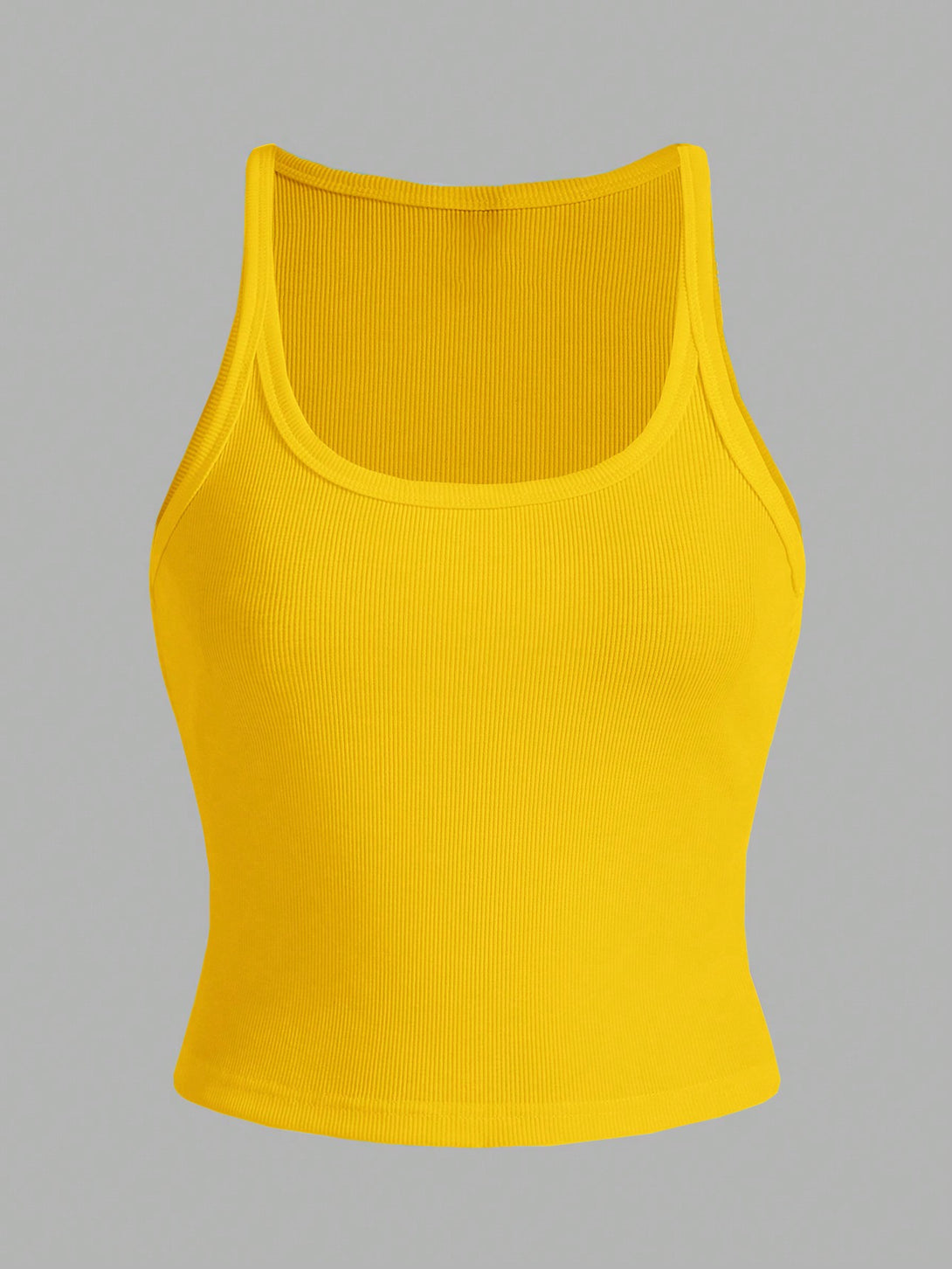 Ropa de Mujer, Ropa de Mujer, Tops & Blusas & Camisetas de Mujer, Camisetas & Tops de Tirantes de Mujer, Amarillo