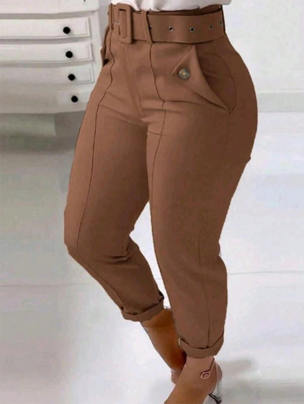 Ropa de Mujer, Bottoms de Mujer, Pantalones de Mujer, 37558540, Marrón