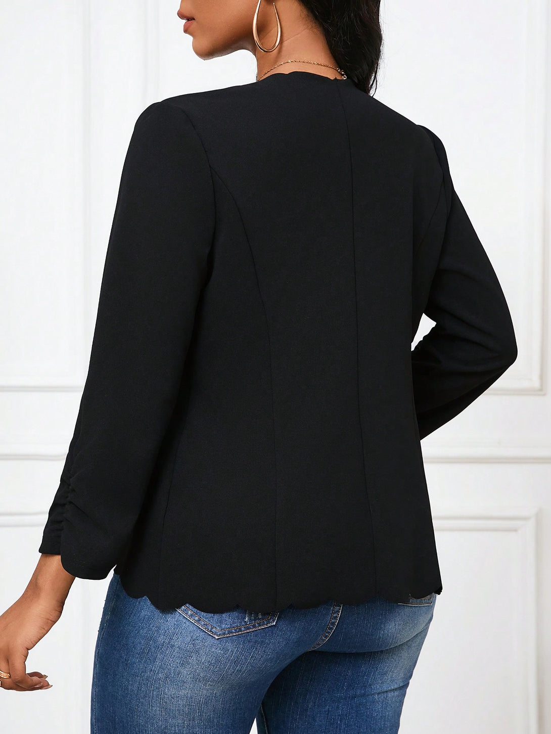 Ropa de Mujer, Ropa de Exterior para Mujer, Abrigos de Mujer, 37672364, Negro