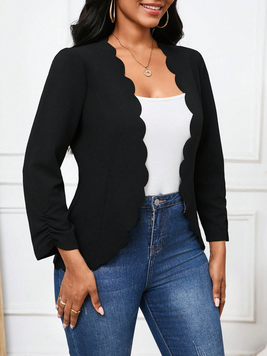 Ropa de Mujer, Ropa de Exterior para Mujer, Abrigos de Mujer, 37672364, Negro