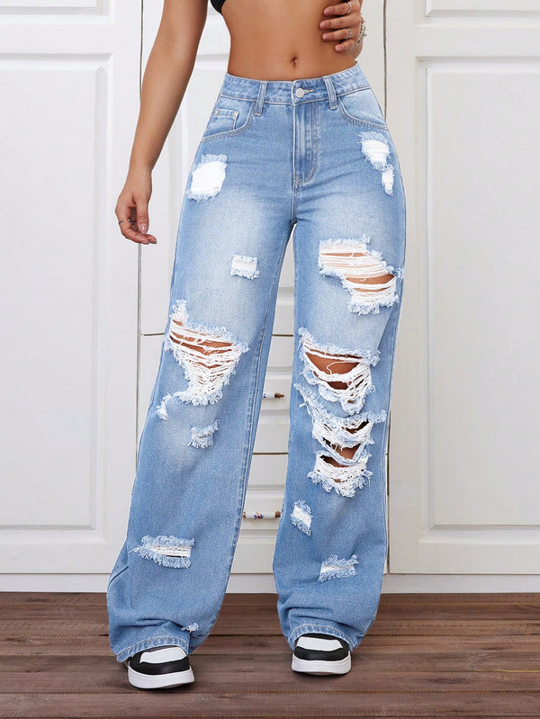 Ropa de Mujer, Ropa de Mujer, Mezclilla para mujer, Jeans para mujer, Lavado ligero