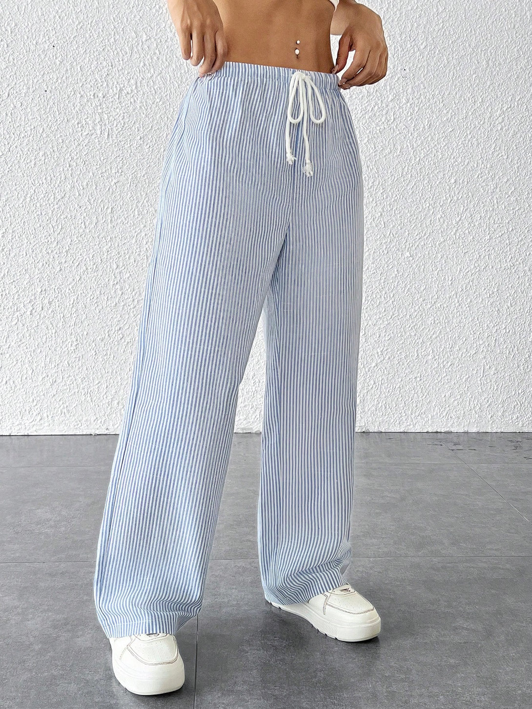 Ropa de Mujer, Ropa de Mujer, Bottoms de Mujer, Pantalones de Mujer, Azul y blanco