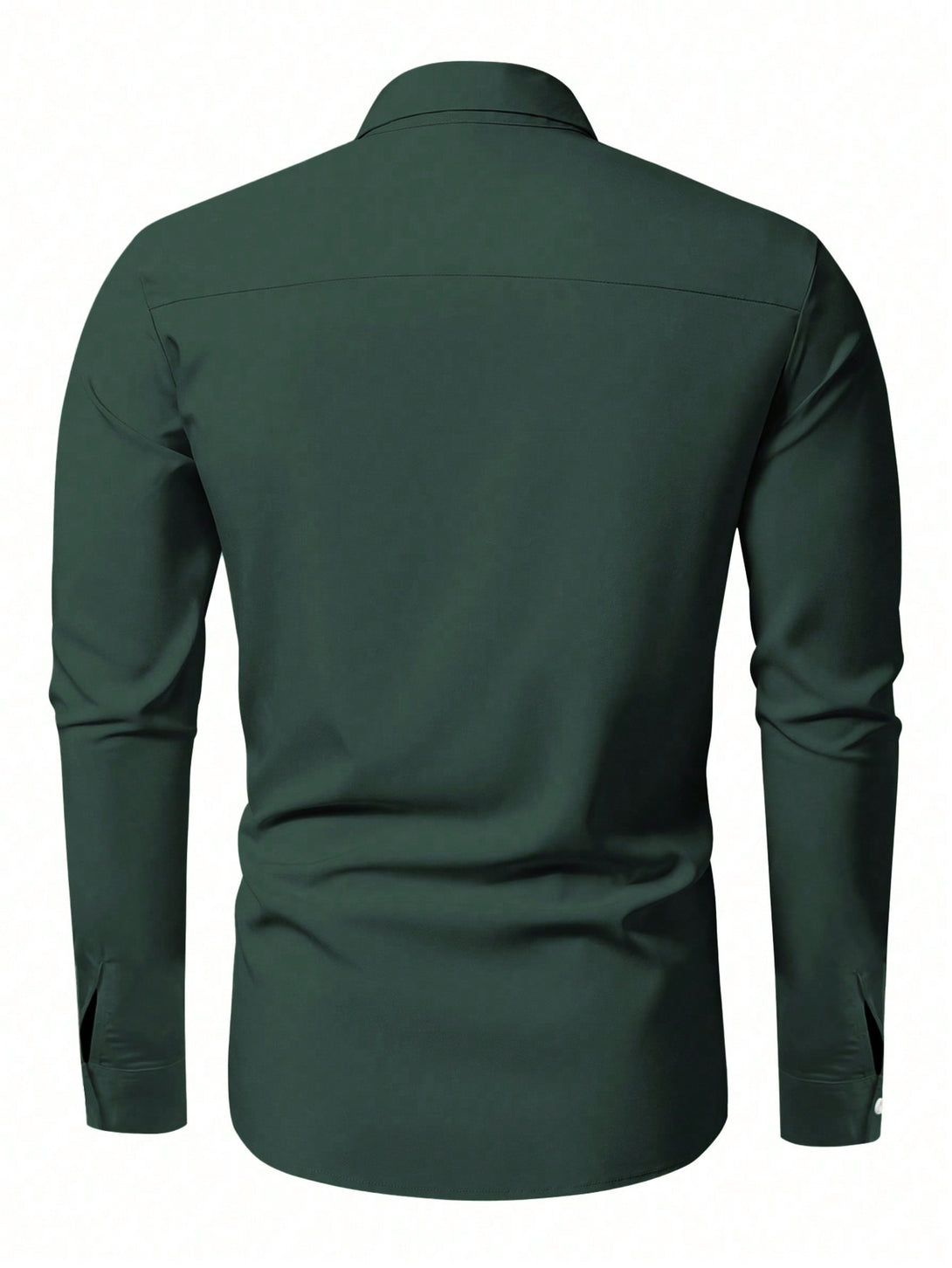 Hombres, Ropa de hombre, Tops para Hombre, Camisas  para hombre, 38075682, Verde Oscuro