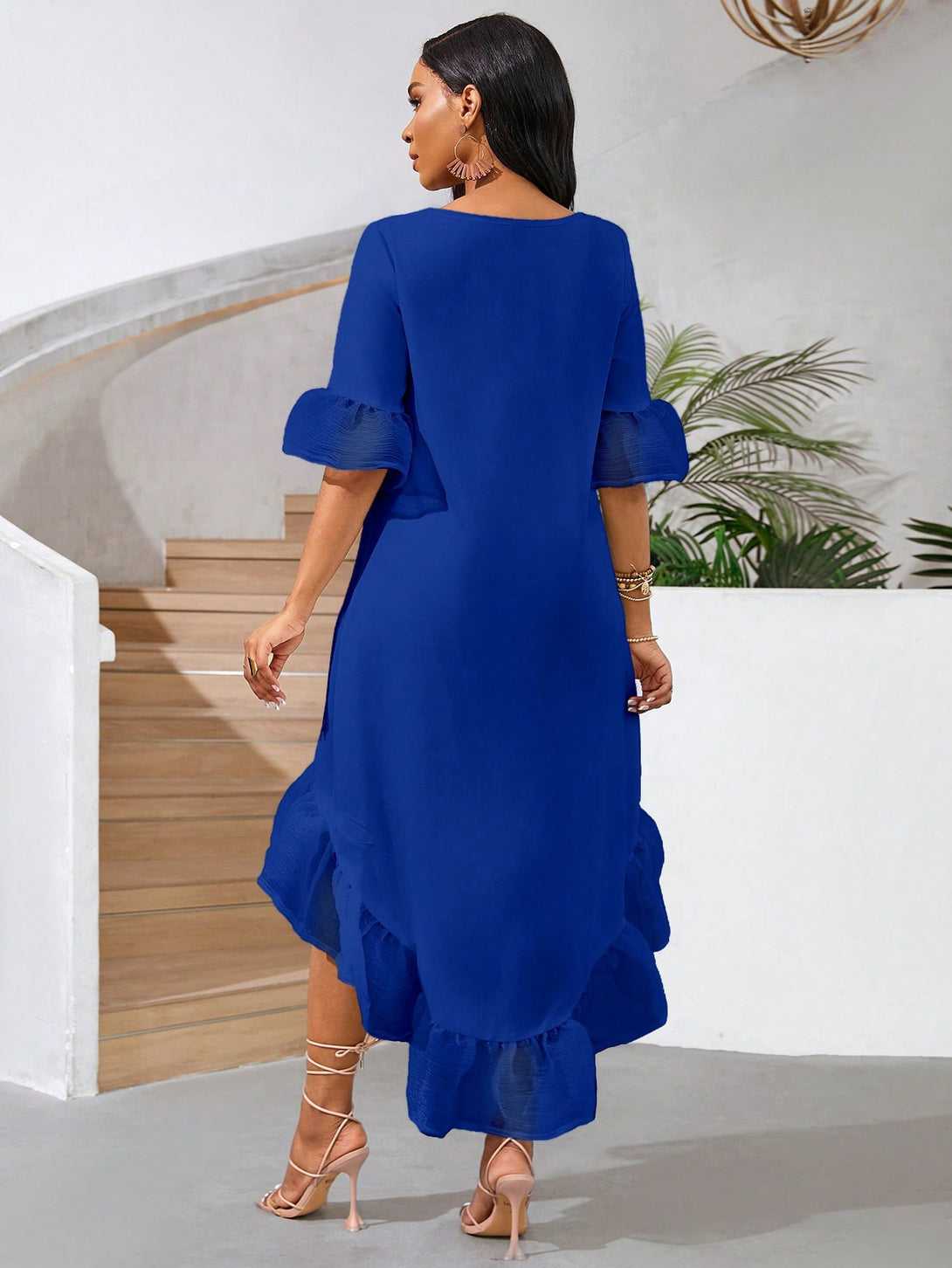 Ropa de Mujer, Ropa de Mujer, Vestidos de mujer, Vestidos cortos de mujer, azul real