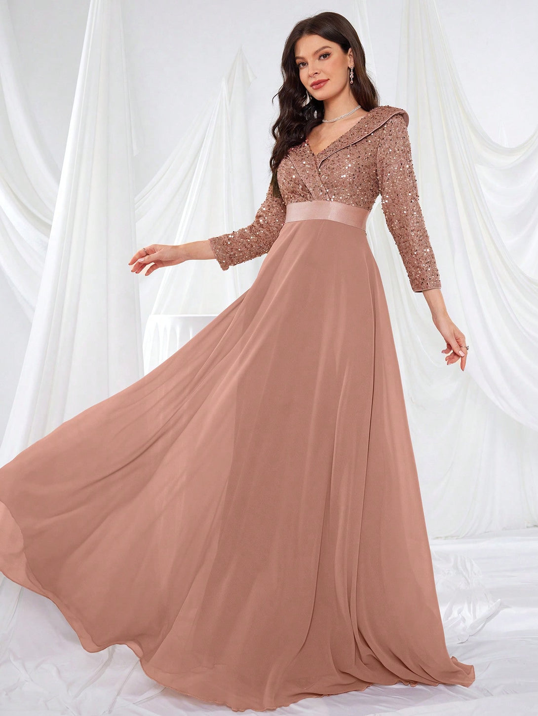 Ropa de Mujer, Bodas & Eventos, Ropa de Fiesta de Mujer, Vestidos de fiesta para mujer, 37338995, Rosa vieja