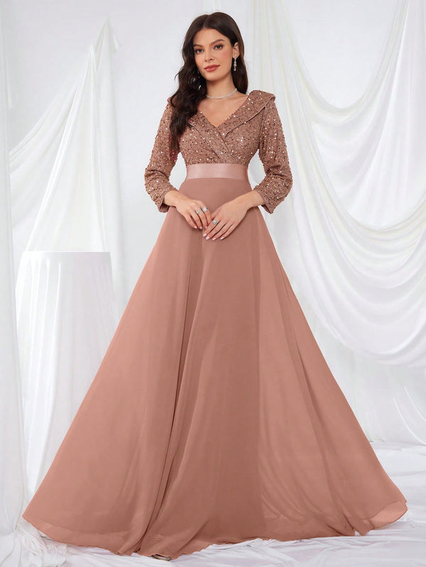 Ropa de Mujer, Bodas & Eventos, Ropa de Fiesta de Mujer, Vestidos de fiesta para mujer, 37338995, Rosa vieja