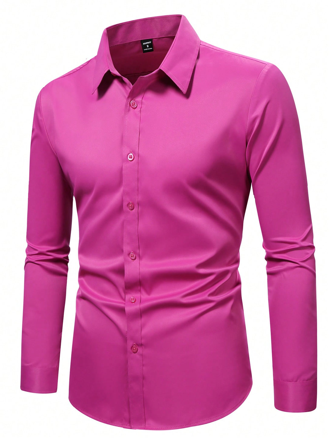 Hombres, Ropa de hombre, Tops para Hombre, Camisas  para hombre, 38299517, Rosa Fucsia