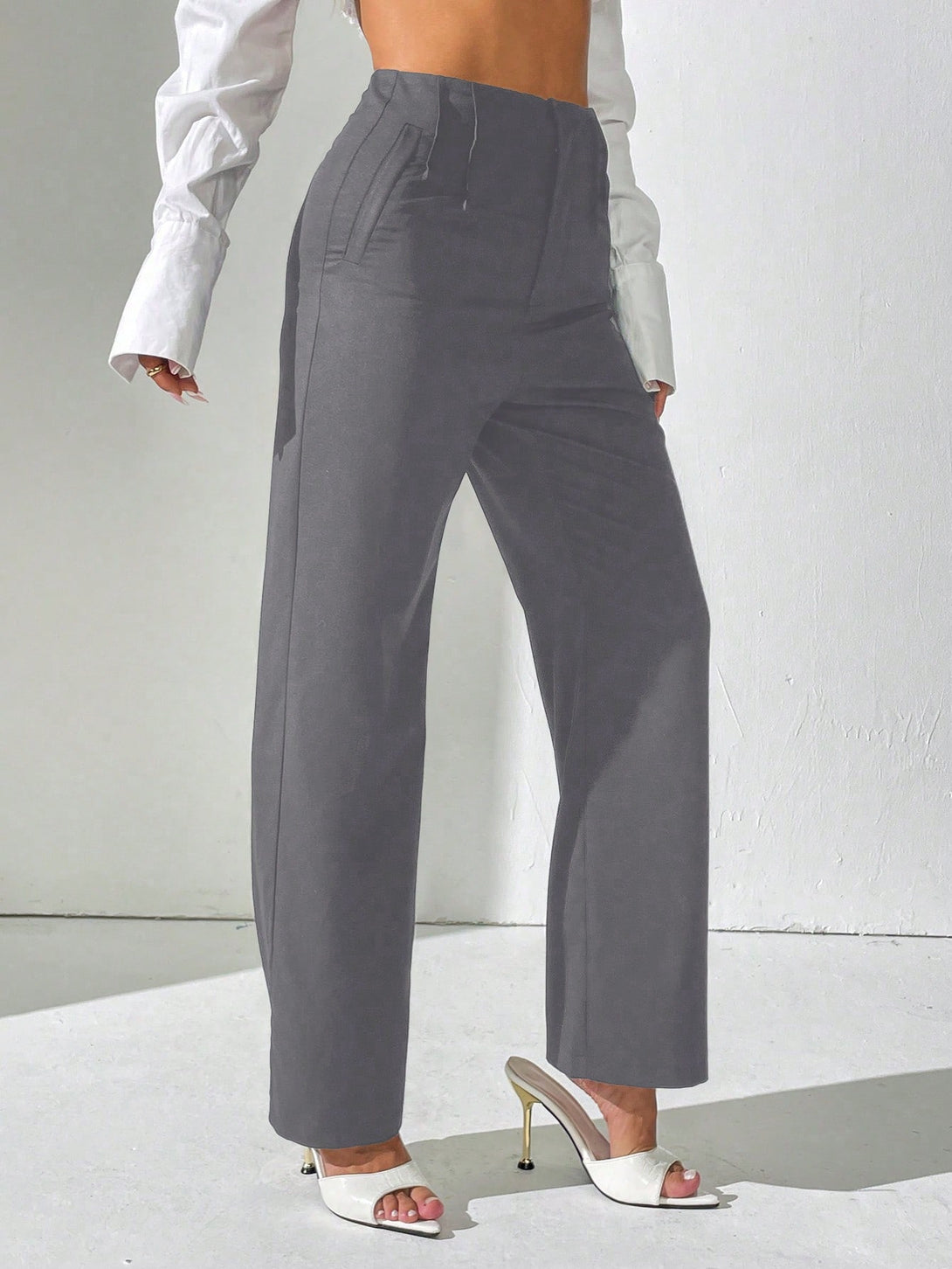 Ropa de Mujer, Ropa de Mujer, Bottoms de Mujer, Pantalones de Mujer, Gris