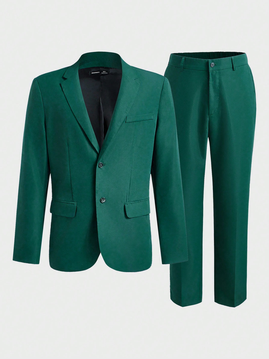 Hombres, Ropa de hombre, Trajes & Piezas separadas para Hombres, Traje de hombre, 37995999, Verde Oscuro