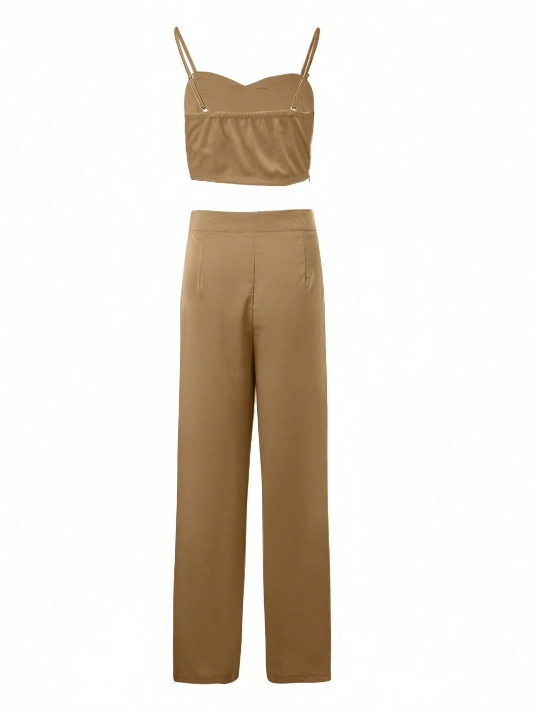 Ropa de Mujer, Conjunto para Mujer, Ropa Dos piezas para Mujer, 37868460, Caqui