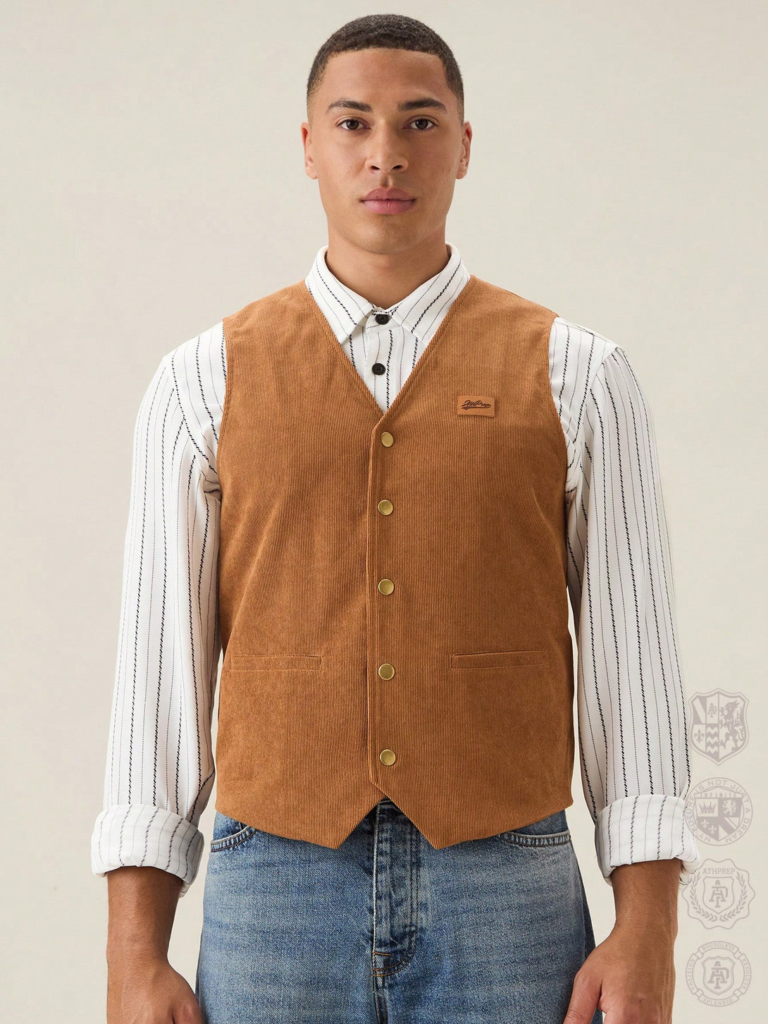 Hombres, Ropa de hombre, Chaquetas & Abrigos para Hombre, Chalecos de hombre, 38508515, Marrón