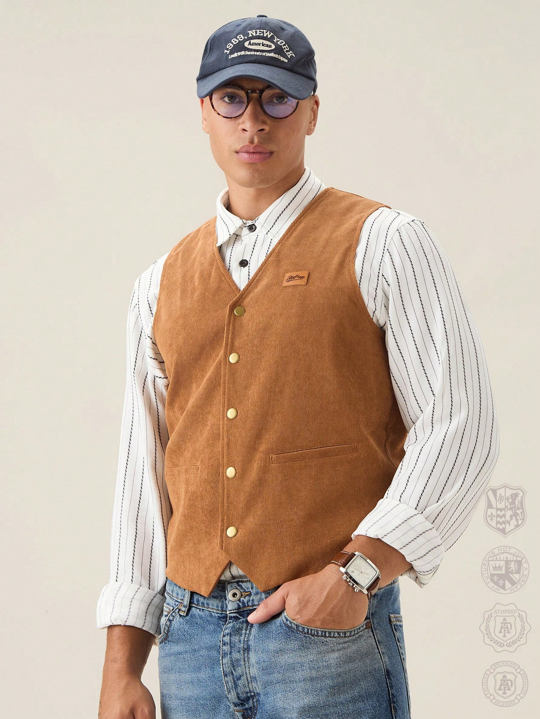 Hombres, Ropa de hombre, Chaquetas & Abrigos para Hombre, Chalecos de hombre, 38508515, Marrón