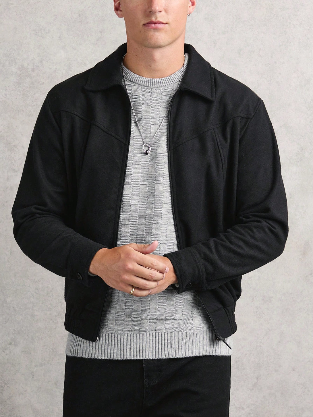 Hombres, Ropa de hombre, Chaquetas & Abrigos para Hombre, 36255653, Negro