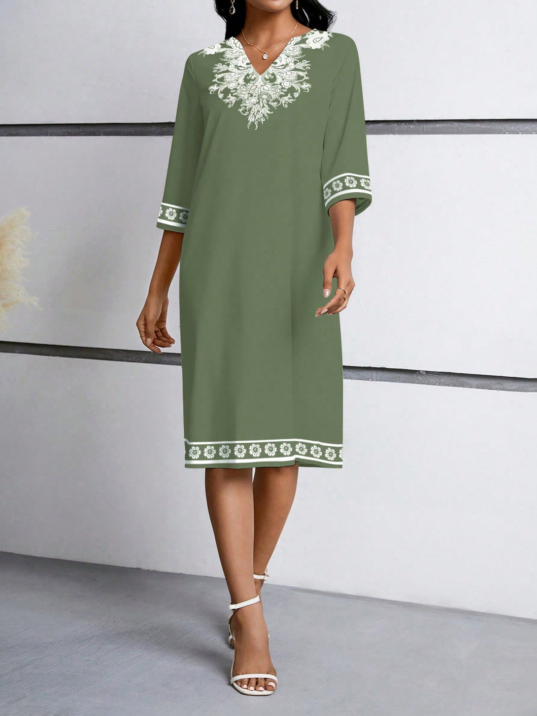 Ropa de Mujer, Ropa de Mujer, Vestidos de mujer, Vestidos largos de mujer, Verde Oliva