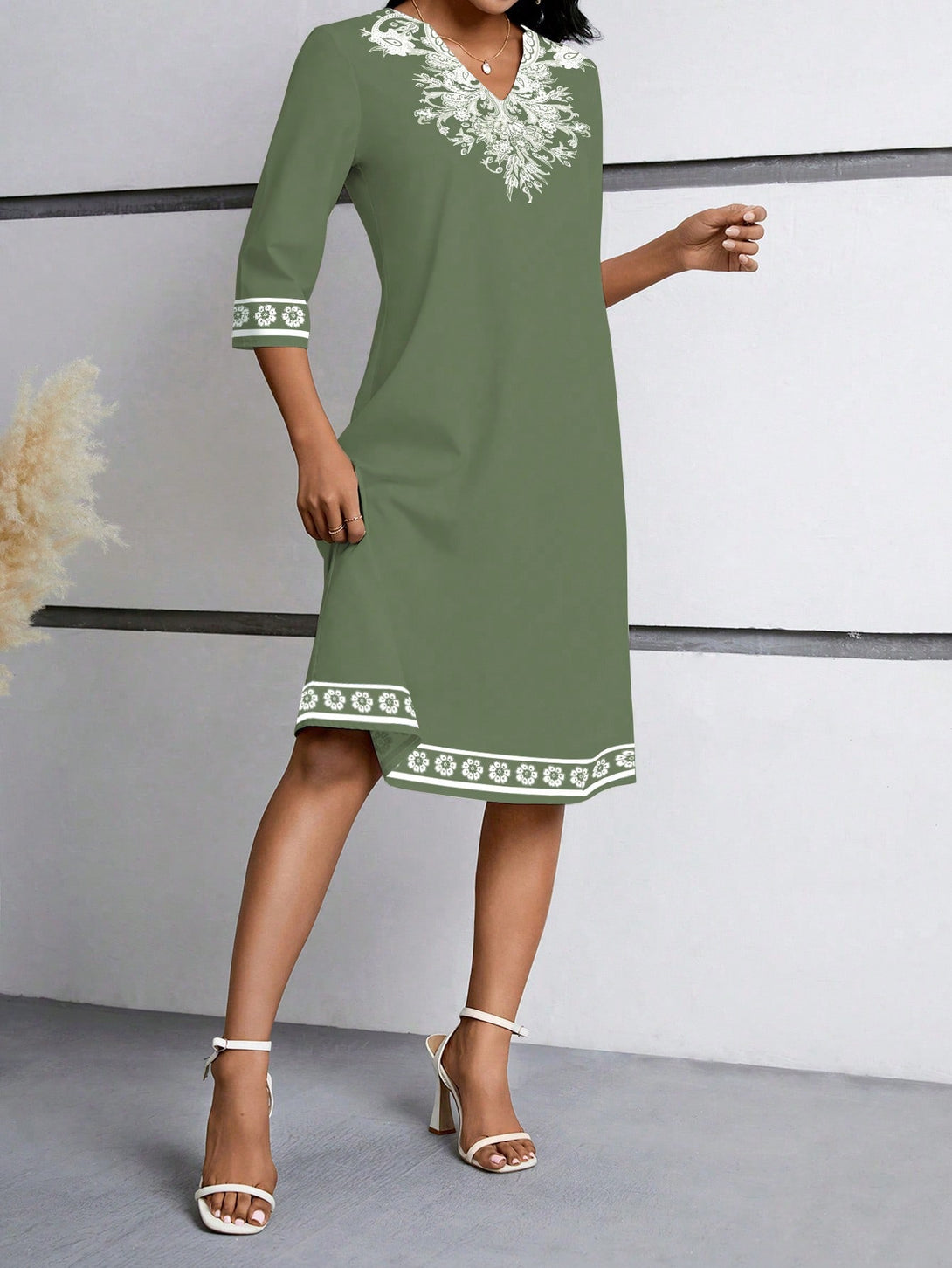 Ropa de Mujer, Ropa de Mujer, Vestidos de mujer, Vestidos largos de mujer, Verde Oliva