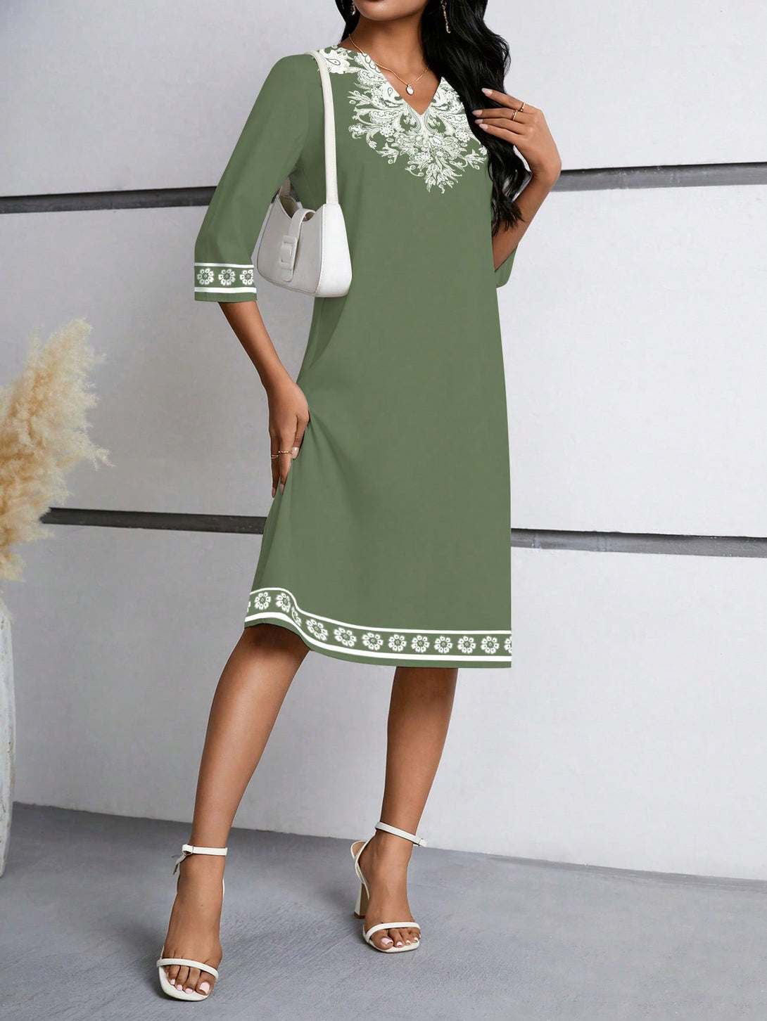 Ropa de Mujer, Ropa de Mujer, Vestidos de mujer, Vestidos largos de mujer, Verde Oliva