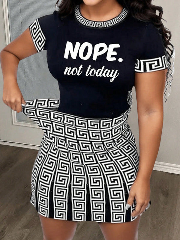 Ropa de Mujer, Conjunto para Mujer, Ropa Dos piezas para Mujer, 38361368, Blanco y Negro