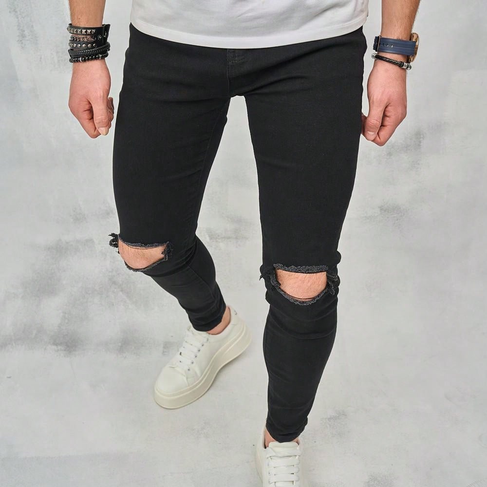 Hombres, Ropa de hombre, Mezclilla para hombre, Jeans para hombre, OUTFITS LOOKBOOK, 26914718, Negro