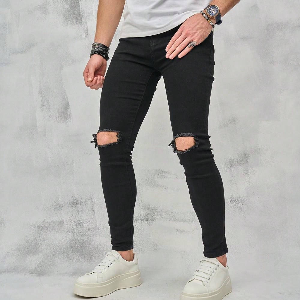 Hombres, Ropa de hombre, Mezclilla para hombre, Jeans para hombre, OUTFITS LOOKBOOK, 26914718, Negro