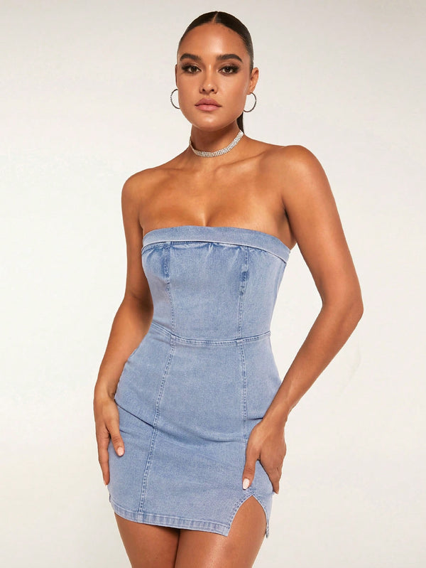 Ropa de Mujer, Mezclilla para mujer, Vestidos mezclilla de mujer, 38565099, Lavado ligero