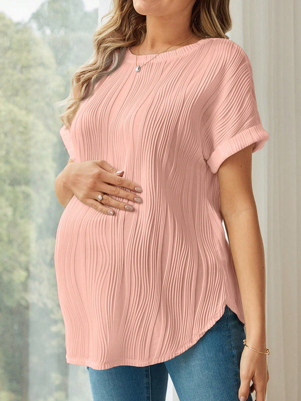 Ropa de Mujer, Ropa Premamá, Tops Premamá, Camisetas premamá, Rosa