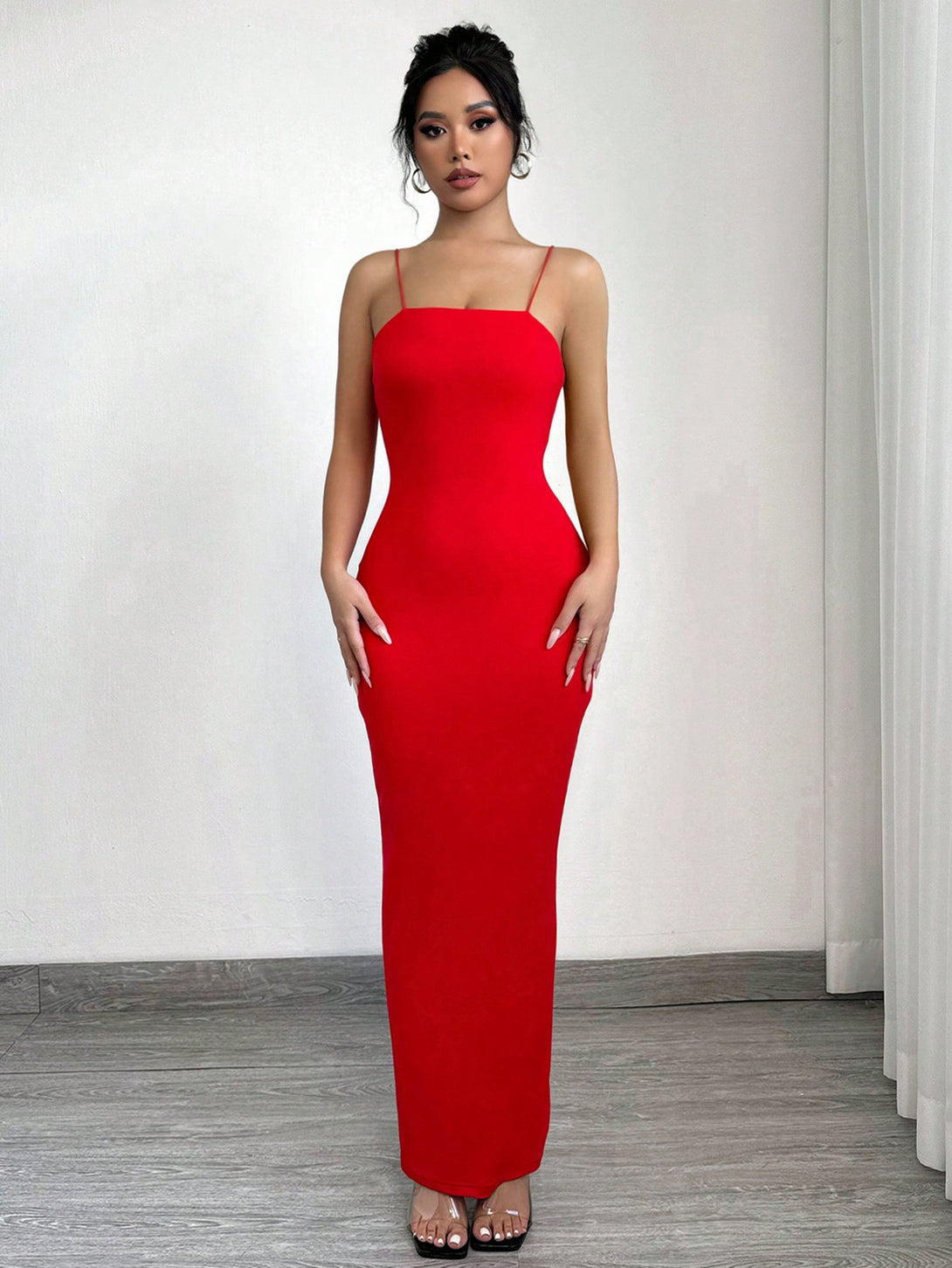 Ropa de Mujer, Ropa de Mujer, Vestidos de mujer, Vestidos largos de mujer, Rojo