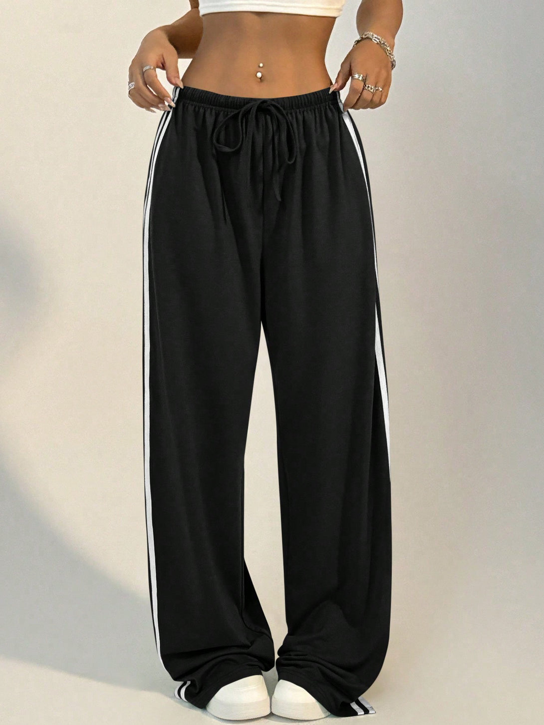 Ropa de Mujer, Ropa de Mujer, Bottoms de Mujer, Pantalones de Deporte para Mujer, Negro