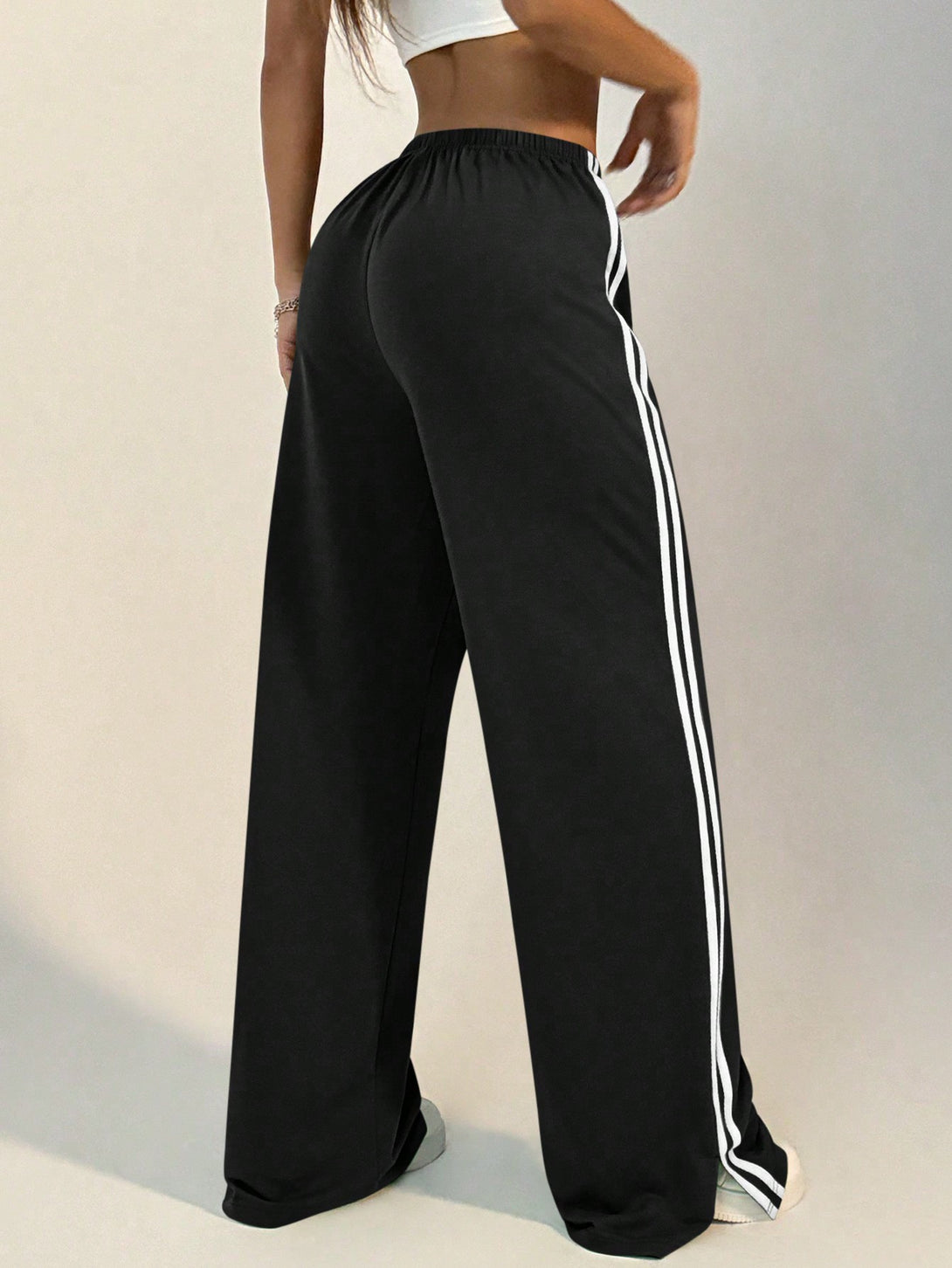 Ropa de Mujer, Ropa de Mujer, Bottoms de Mujer, Pantalones de Deporte para Mujer, Negro