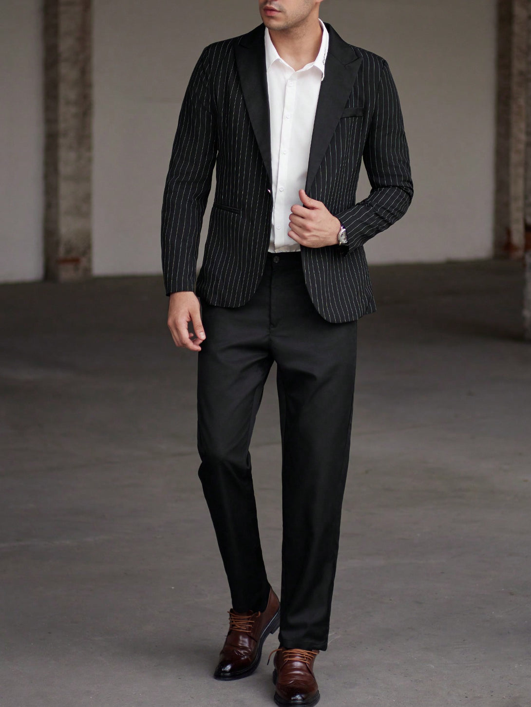 Hombres, Ropa de hombre, Trajes & Piezas separadas para Hombres, Traje de hombre, OUTFITS LOOKBOOK, 39179169, Negro