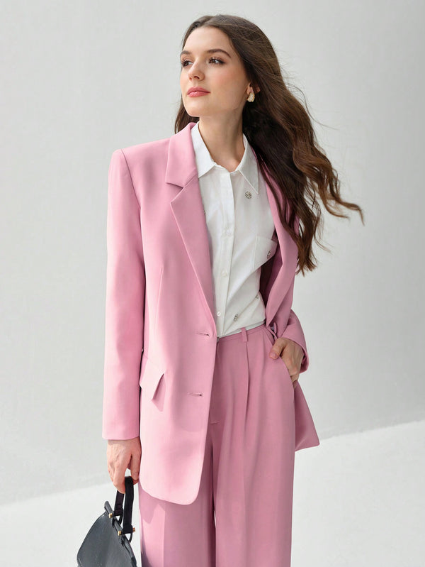 Ropa de Mujer, Ropa de Mujer, Trajes de Mujer, Blazers de Mujer, OUTFITS LOOKBOOK, Rosa