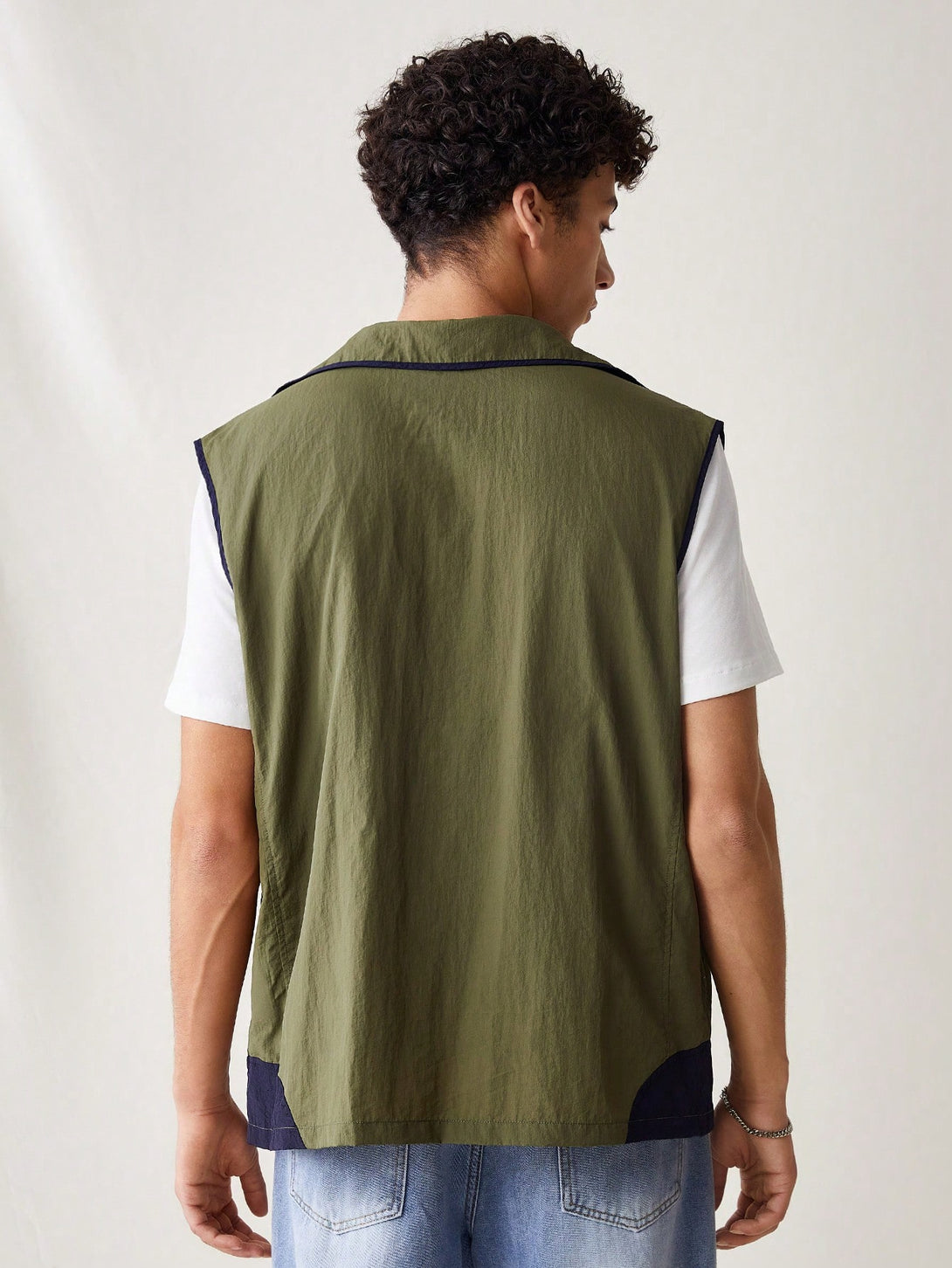 Hombres, Ropa de hombre, Chaquetas & Abrigos para Hombre, Chalecos de hombre, 39190809, Verde militar