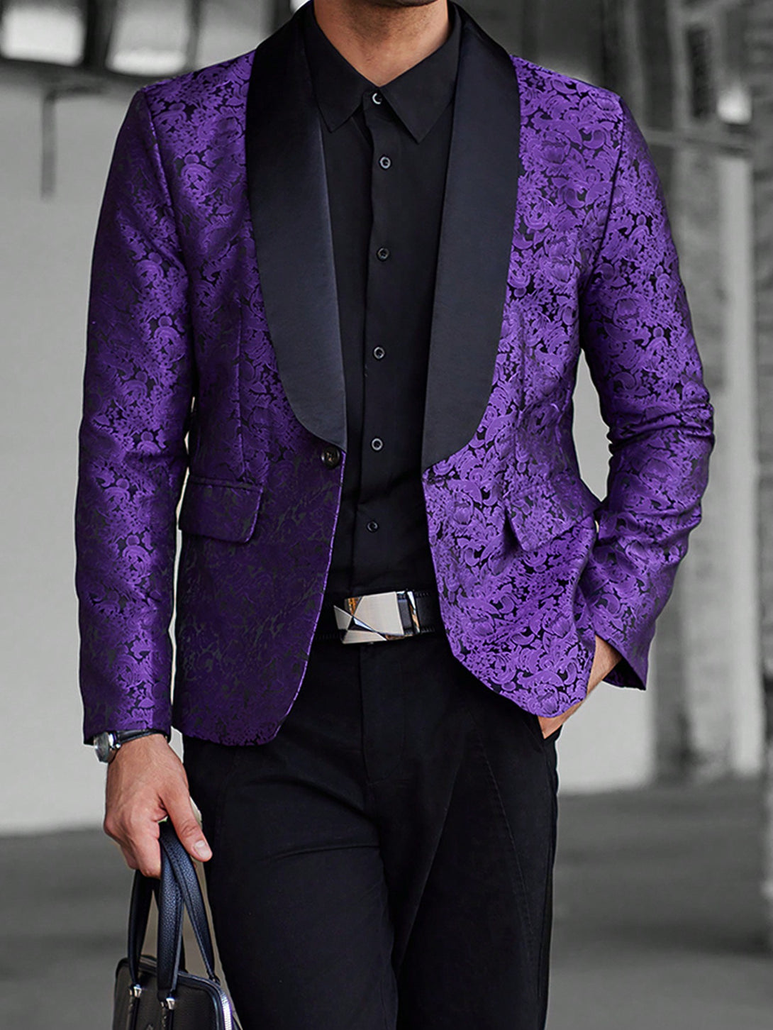 Hombres, Ropa de hombre, Trajes & Piezas separadas para Hombres, Blazers de hombres, OUTFITS LOOKBOOK, 38244708, Morado