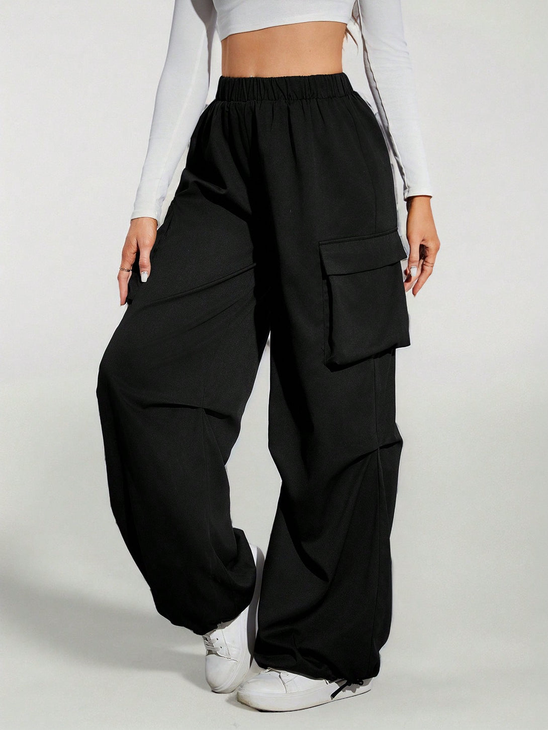 Ropa de Mujer, Ropa de Mujer, Bottoms de Mujer, Pantalones de Mujer, Negro