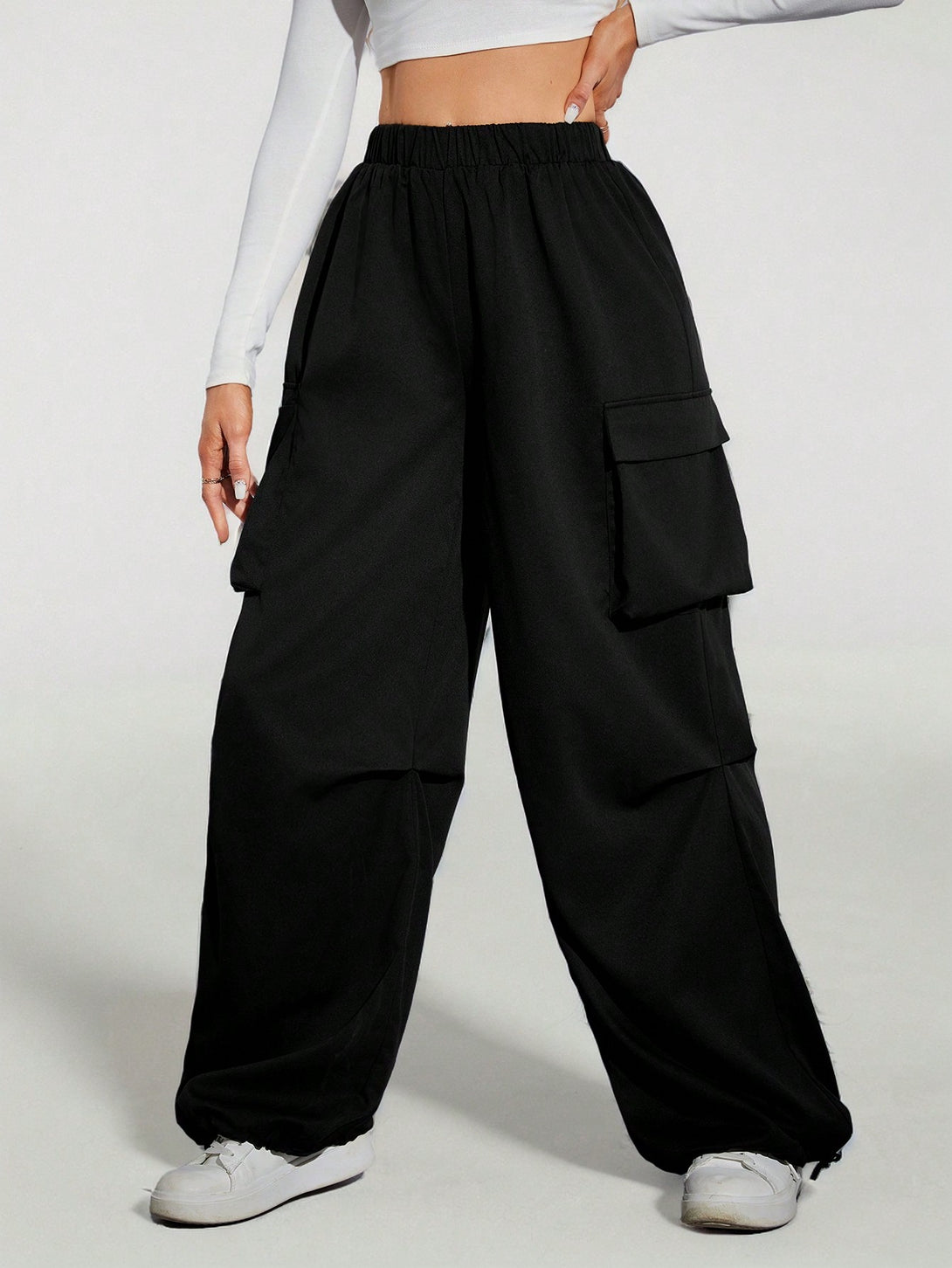 Ropa de Mujer, Ropa de Mujer, Bottoms de Mujer, Pantalones de Mujer, Negro