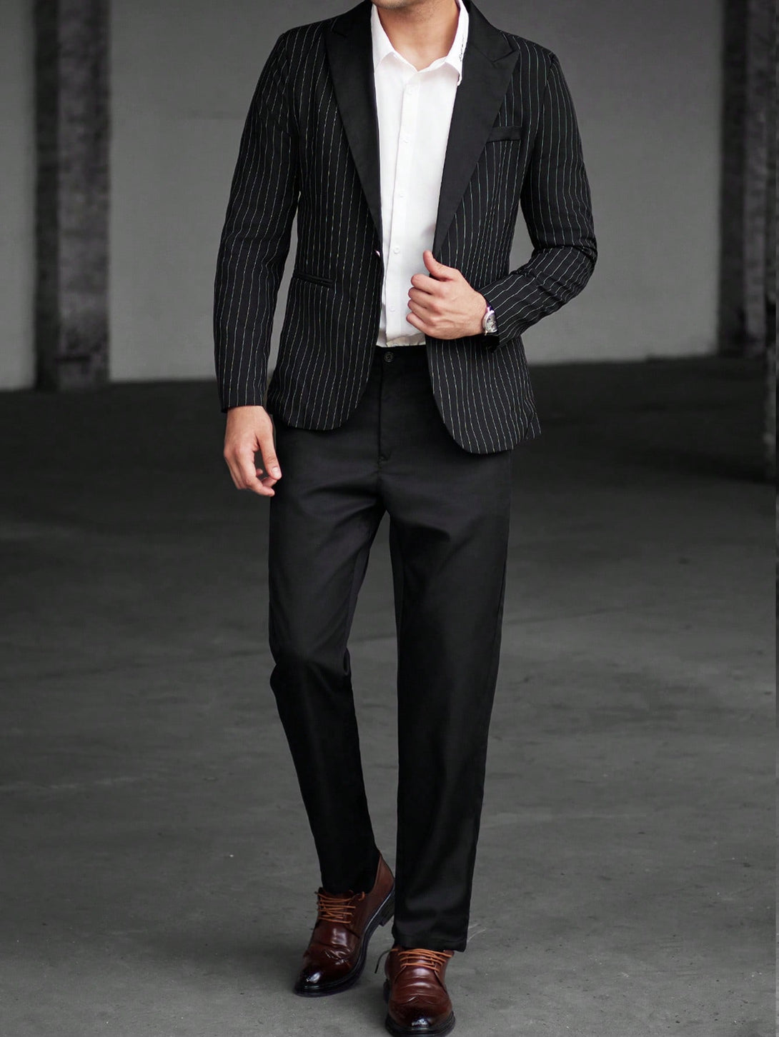 Hombres, Ropa de hombre, Trajes & Piezas separadas para Hombres, Traje de hombre, OUTFITS LOOKBOOK, 39179169, Negro