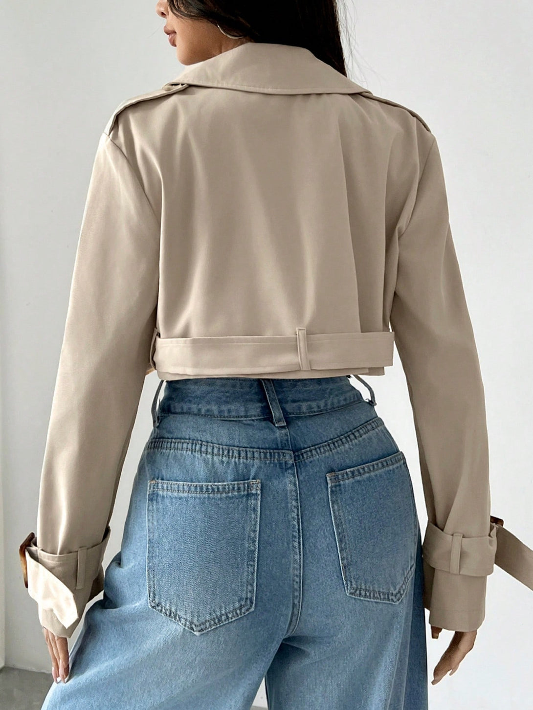 Ropa de Mujer, Ropa de Exterior para Mujer, Gabardinas para Mujer, OUTFITS LOOKBOOK, 38243898, Albaricoque