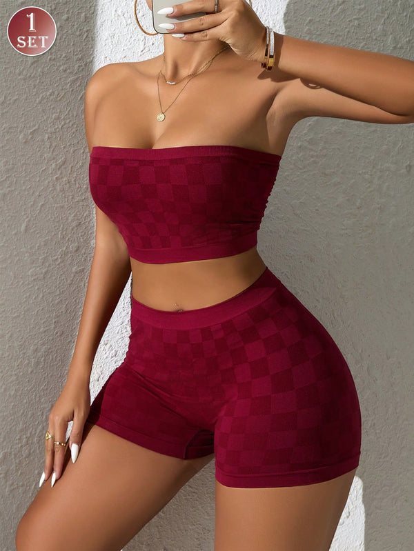 Ropa Interior y Ropa de Dormir, Sujetador de Mujer, Conjuntos de sujetador y braguita para mujer, 40050654, Rojo