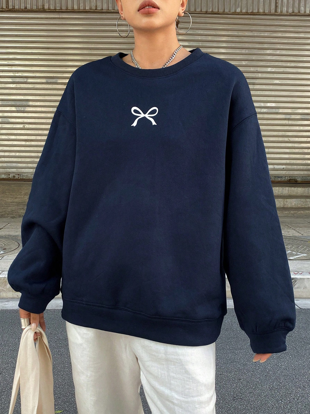 Ropa de Mujer, Ropa de Mujer, Sudaderas de Mujer, Azul Marino