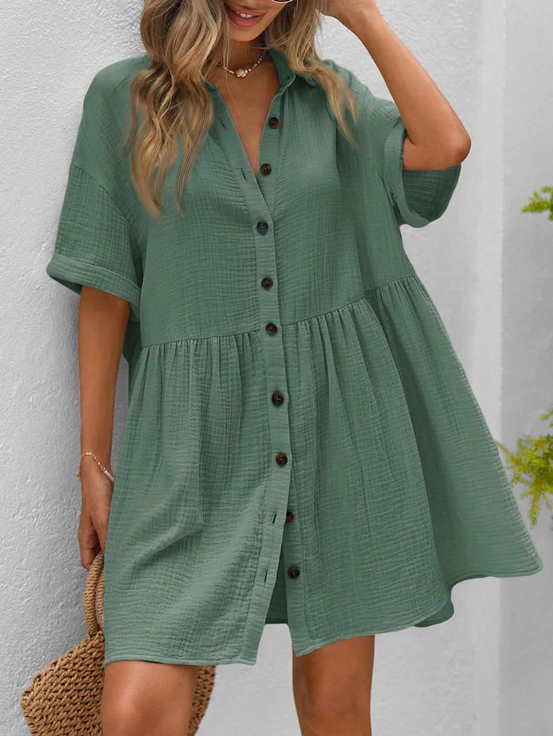 Ropa de Mujer, Ropa de Mujer, Vestidos de mujer, Vestidos cortos de mujer, Verde