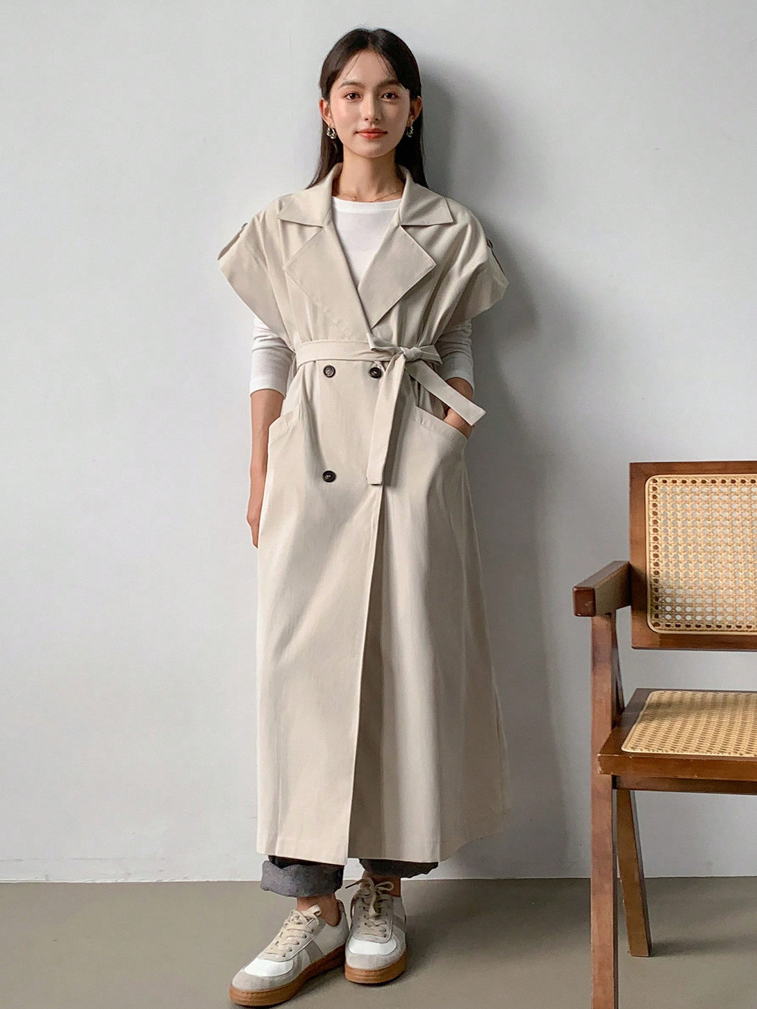 Ropa de Mujer, Ropa de Exterior para Mujer, Gabardinas para Mujer, OUTFITS LOOKBOOK, 39881270, Beis