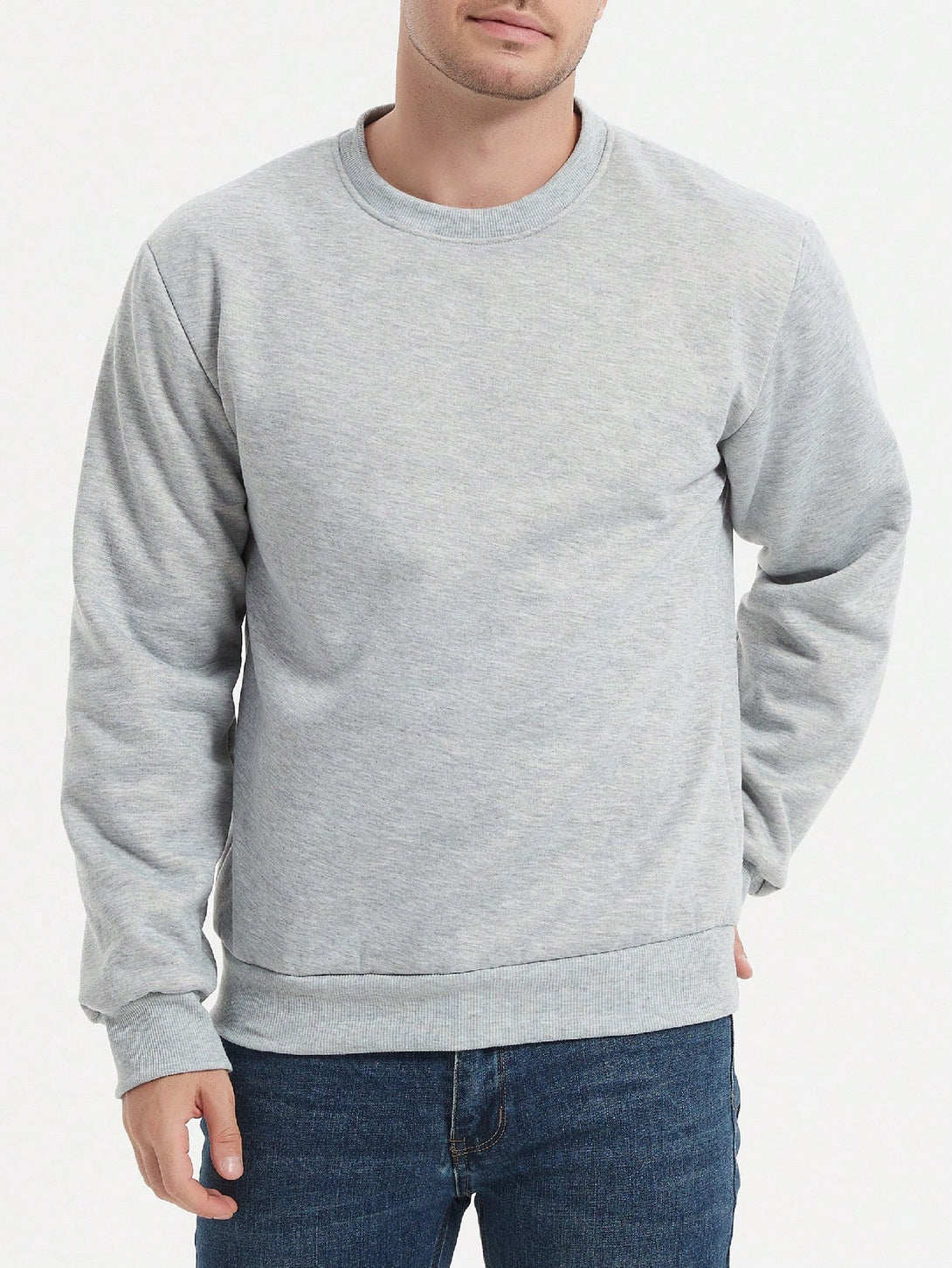 Hombres, Ropa de hombre, Capuchas & Sudaderas para hombres, Sudaderas para hombre, 39960322, Gris Claro