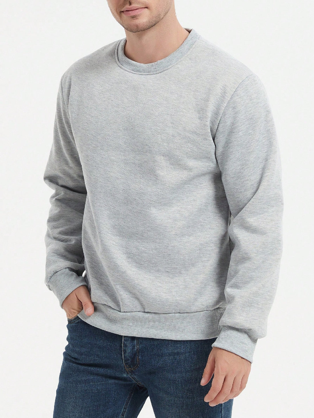 Hombres, Ropa de hombre, Capuchas & Sudaderas para hombres, Sudaderas para hombre, 39960322, Gris Claro