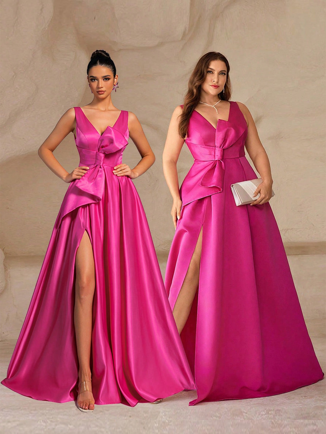 Ropa de Mujer, Bodas & Eventos, Ropa de Fiesta de Mujer, Vestidos formales y de noche para mujer, BBF LOOKBOOK, Rosa Fucsia