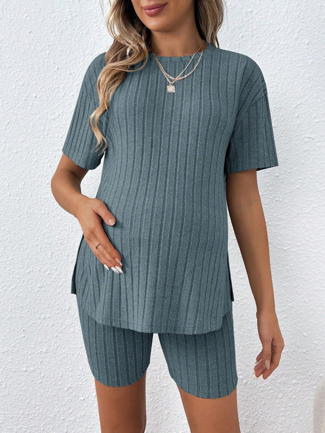 Ropa de Mujer, Ropa Premamá, Conjunto premamá, Gris