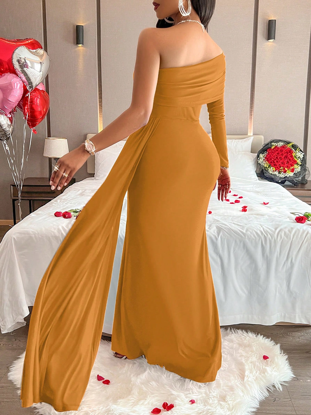 Ropa de Mujer, Ropa de Mujer, Vestidos de mujer, Vestidos largos de mujer, Amarillo